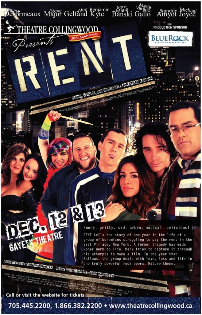 Rent at the Gayety Theatre